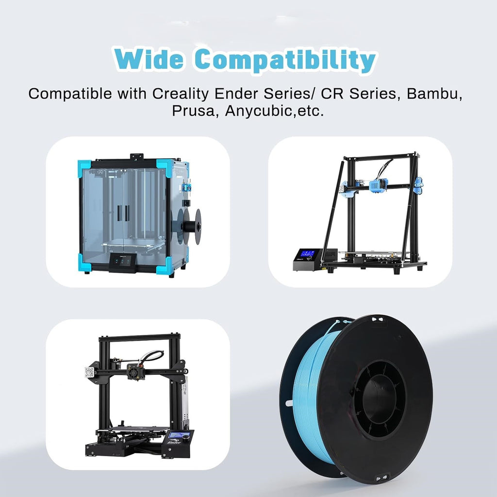 1.75mm PLA 3D printing filament, available in multiple colors, 250g PLA filament, high dimensional accuracy, neat winding filament for 3D printers, flexible PLA 3D printer filament 1.75mm, widely compatible with most FDM 3D printers, strong and tough 3D p