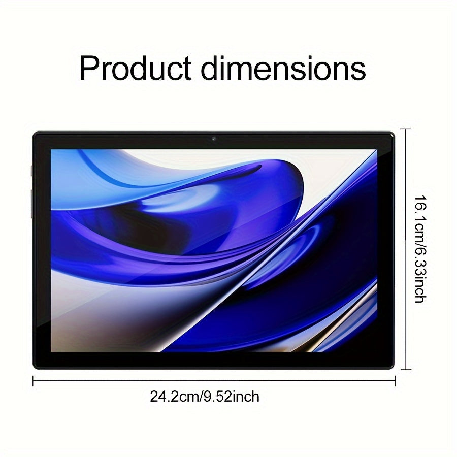 [2-in-1 Android Tablet] 2-in-1 Tablet 10.1 Inch Android 14 OS | Keyboard, Mouse, Case, Stylus Without Electricity, 128GB ROM 12GB (4GB+8GB) RAM, Dual Camera, Eight Core Processor, 1280 * 800 IPS High-definition Display Screen, GMS Certified Tab, 5G Wi Fi