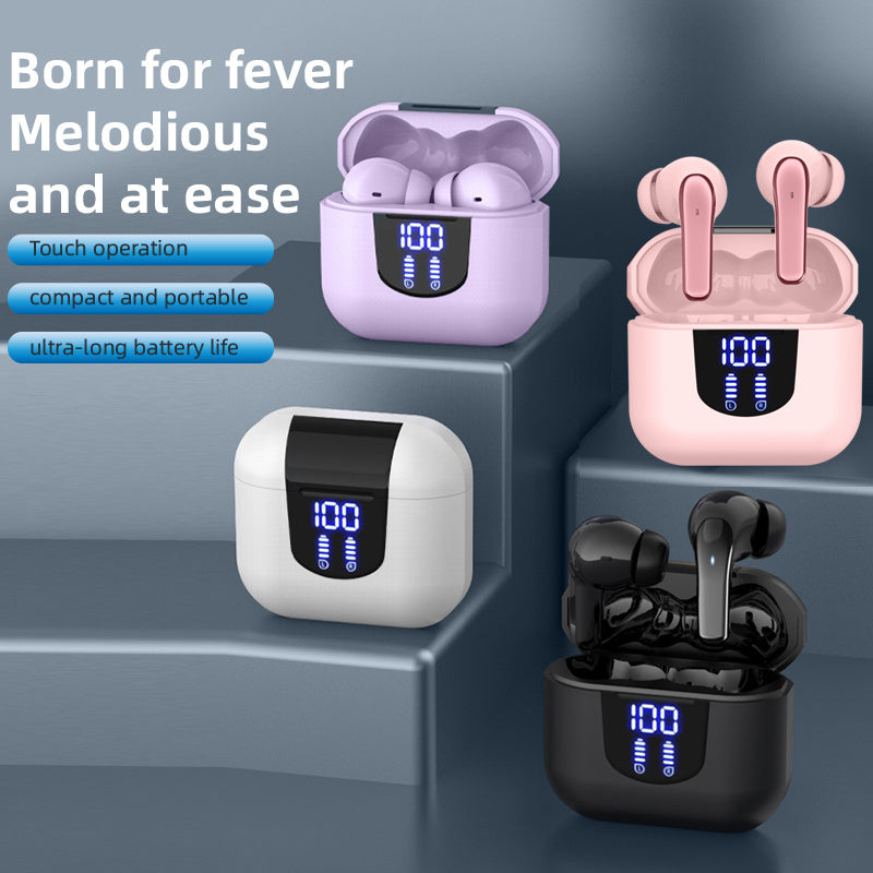 ANKRIYUL TWS Wireless Stereo Earbuds Earphones, Sport Headset, Stereo In Ear Headphones, Touch Control Ear Buds with Charging Case