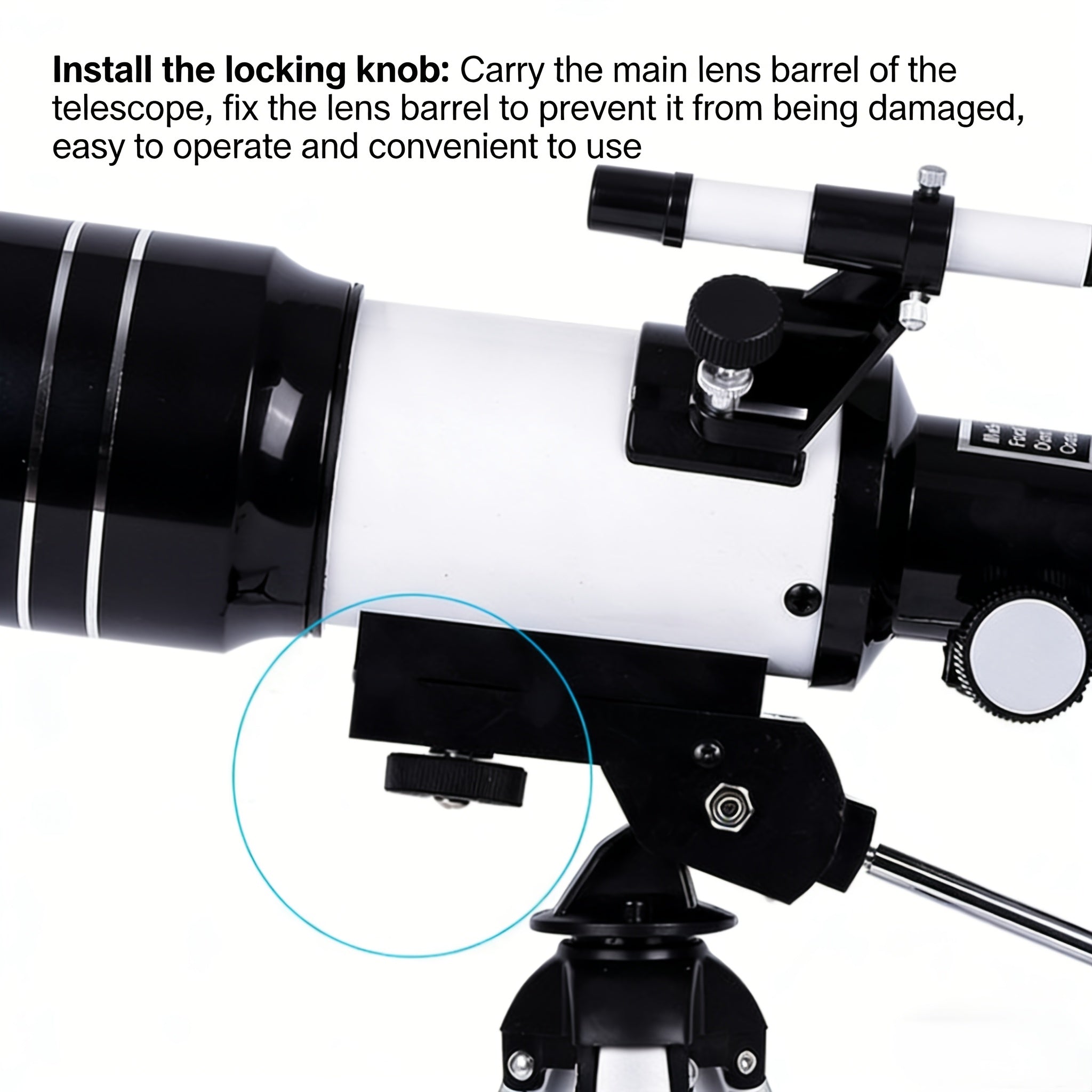 150x Telescope, 70mm Aperture Telescope, High Magnification, Portable Astronomical Telescope, with Tripod, Mobile Phone Photography Available, Night Sky Star Moon Viewing, Outdoor Nature Observation Educational Gift for Space Science Lovers