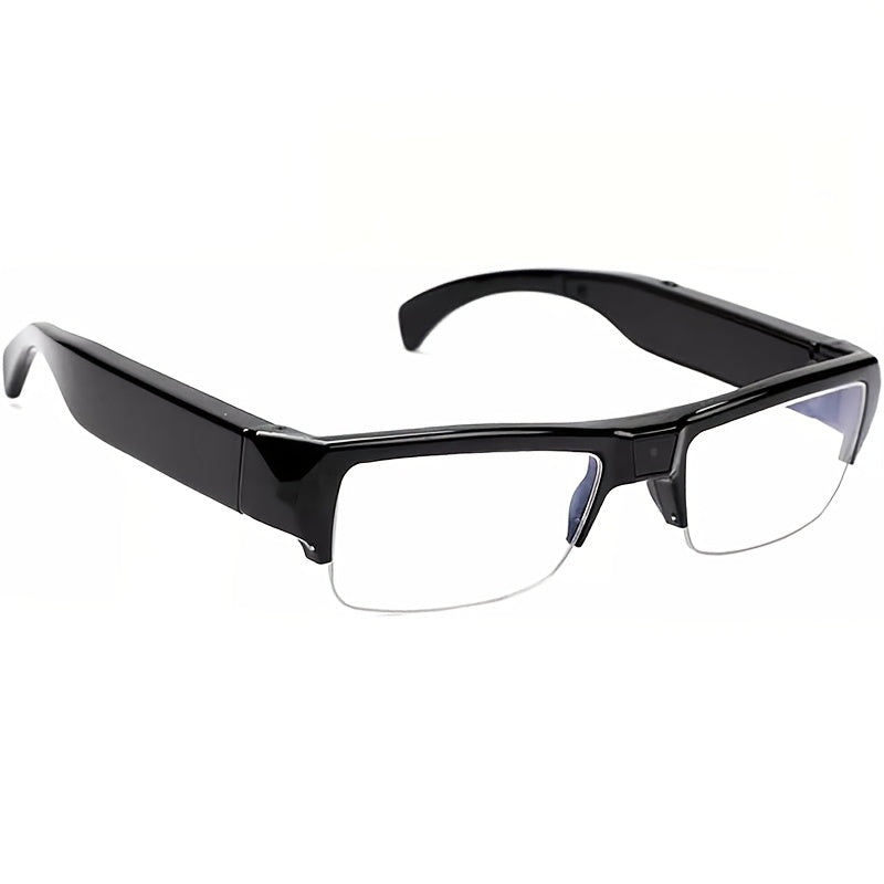 1pc Video Glasses, 1080P HD Sports Camera, Portable Wearable Camera, Smart Glasses, 65° Wide-Angle Lens, Body Camera, with 32/64GB Storage Card, Driving Recorder Glasses, Cycling, Conference Recording, Christmas, Halloween