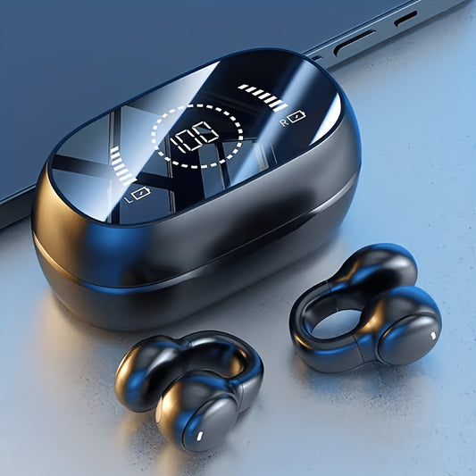 These Wireless Earbuds Feature An In-Ear Design That Prevents Sound Leakage, Delivering Hifi Audio Quality. They Come With A Smart Mirror Display And TYPE-C Charging, Making Them Suitable For Calls, Videos, And Sports. Available In Multiple Colors