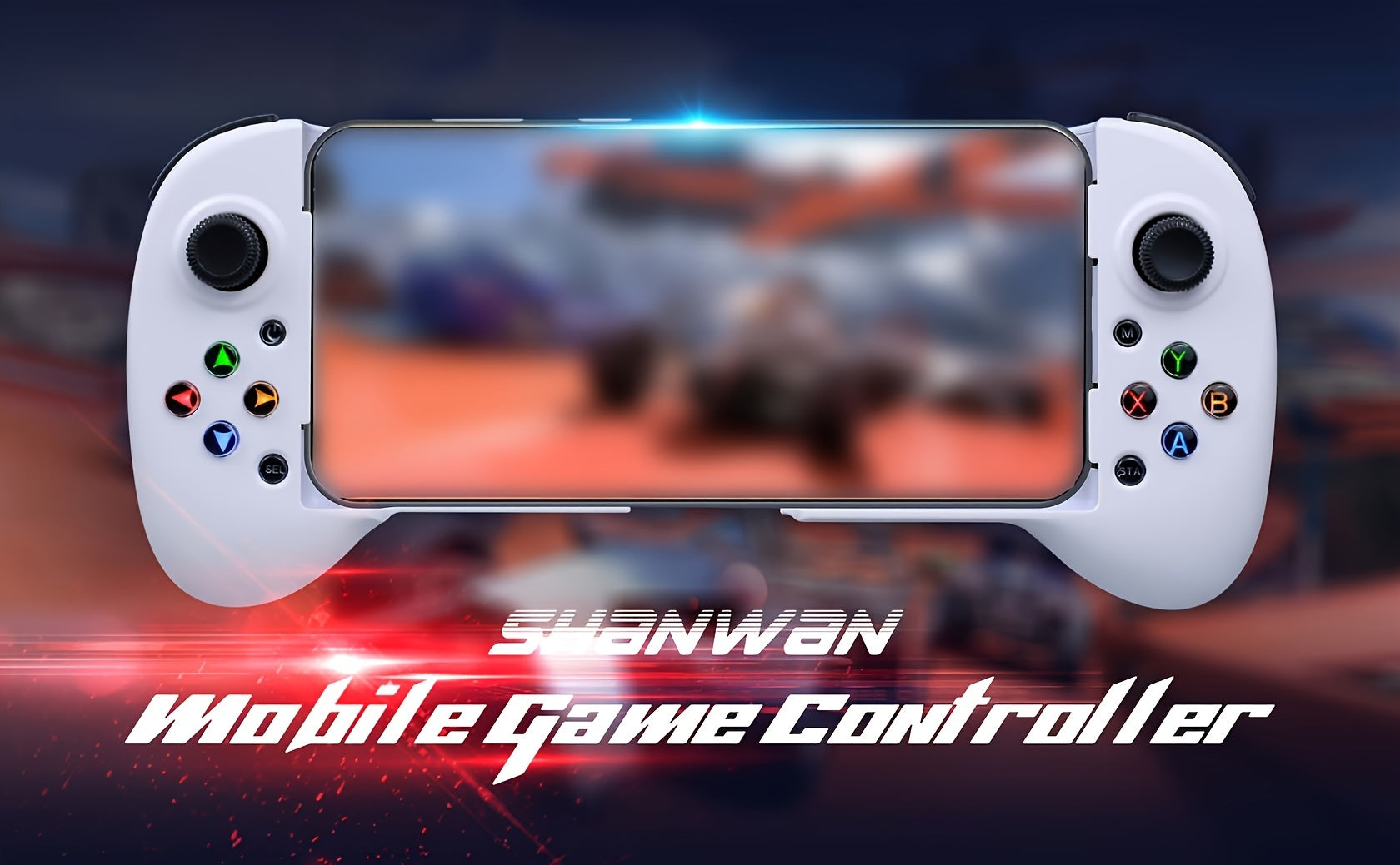 Wireless Gamepad for Iphone/Android/Steam Mobile Phone Controller Wireless Game Controller Joystick Retractable Gamepad for PC