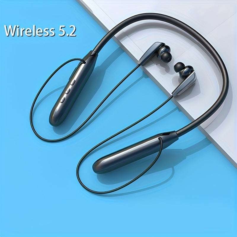 2025 New Wireless Earphones for Outdoor Sports, Designed for Neck Hanging, Ideal for Physical Activities, In-Ear Style, Flexible Neckband, Extremely Long Battery Life, Perfect for Running, Workouts, Calls, Music, And Gaming