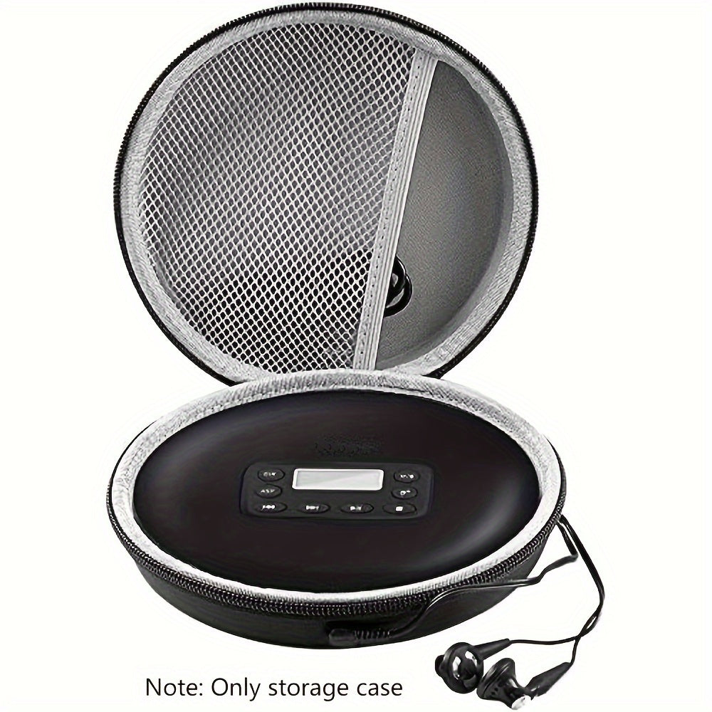 Portable CD Player Case Compatible with GPX/for Soulcker/for ARAFUNA/for HOTT CD204 903TF 711T 611/ for MONODEAL Personal Disc Player, Travel Carrying Stoarge Holder for Earphone & Cable (Box Only)