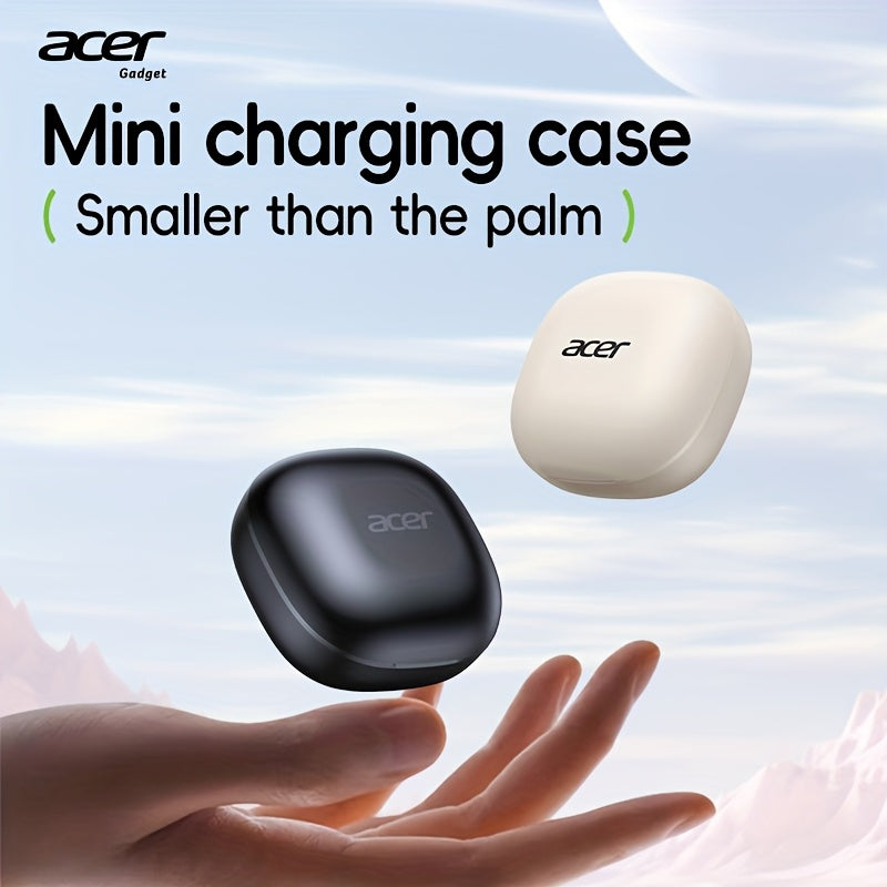 Acer OHR501 Wireless Audio Earbuds Feature a Semi-In-Ear Design with Noise Cancellation, Delivering High-Fidelity Sound Quality. These Music Earphones Are Ideal for Commuting And Fitness, Equipped with Touch Controls And Voice Call Noise Reduction