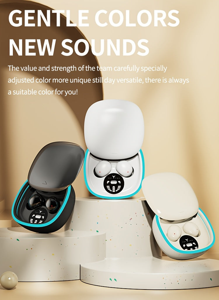 Invisible Smallest Mini Earbuds Wireless Ear Buds for Small Ears Canals, Discreet Low Profile Spy Earpiece Wireless Tiny Micro Hidden Headset with Microphone Small Headphones