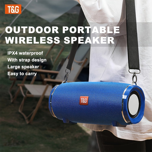 TG187 Loud Large Capacity Outdoor Portable Speaker Wireless Speaker, IPX4 Speaker Large Capacity 4800mAh, Can Carry Big Volume Big Speaker, USB Port, Rechargeable Battery, TWS Connect Stereo, High Volume Audio, Outdoor, Party, Picnic, Party, School, Stage