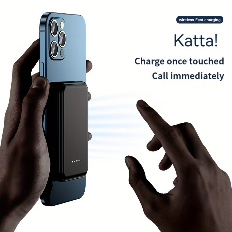 Ultra-Thin Magnetic Power Bank, 12900mAh Wireless Portable Charger, Wired 20W Fast Charging Battery Pack, Compatible with Magsafe, for iPhone 17/16/15/14/13/12 Series for SamSung for Android, Comes with USB C Charging Cable