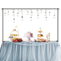 Over The Table Rod Stand with Clamps, Wedding Arch Backdrop Stand, Adjustable Table Balloon Arch Kit Frame Metal Balloon Stands for Table Arch Stand Backdrop Wedding Arch Flower for Parties Birthday Baby Shower Decor for Halloween,Christmas Event &