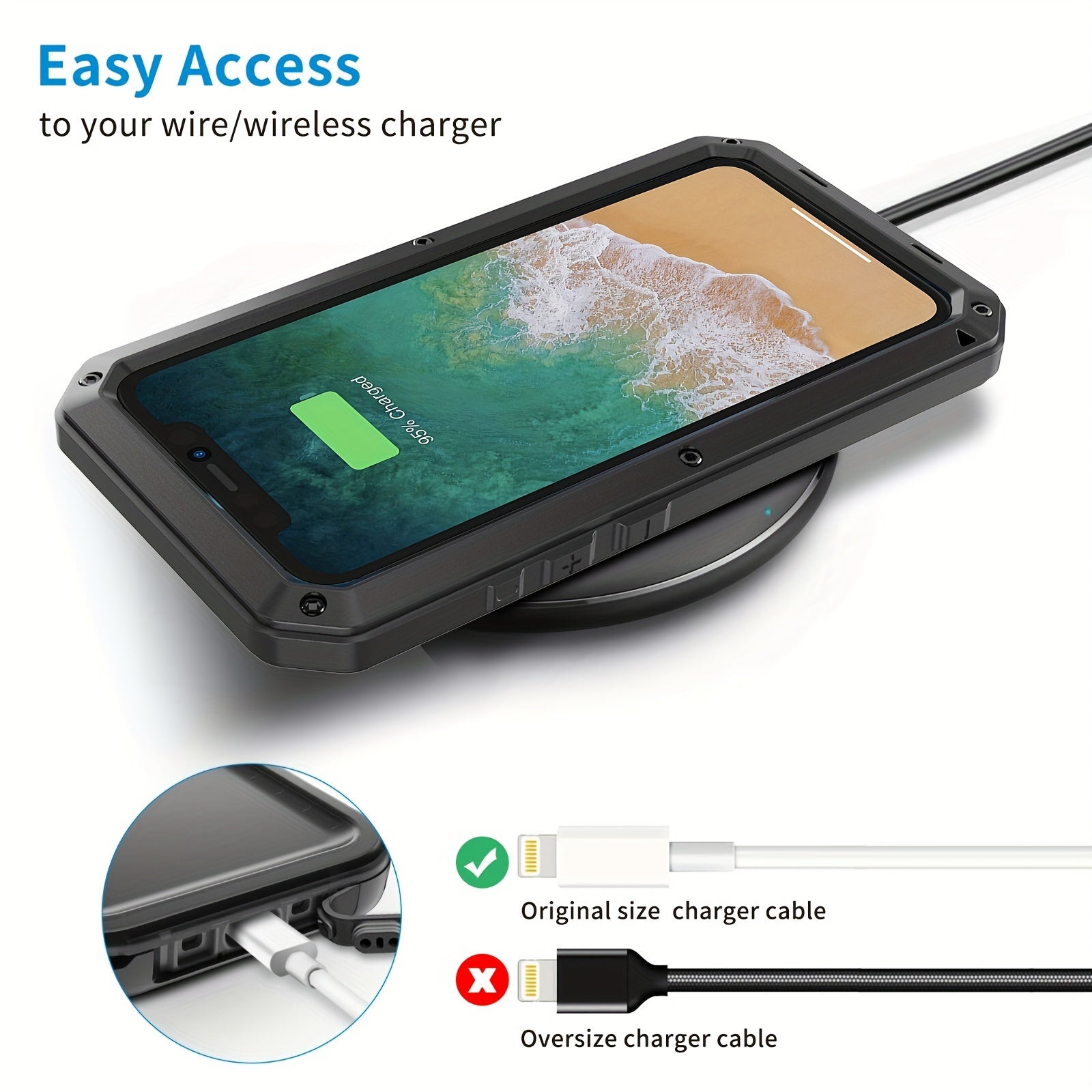 Phone Case - Suitable for Samsung S23Ultra/S24Ultra Heavy Metal Drop Protection Case, Built-In Glass Screen Protector, Dustproof And Shockproof Rugged And Durable