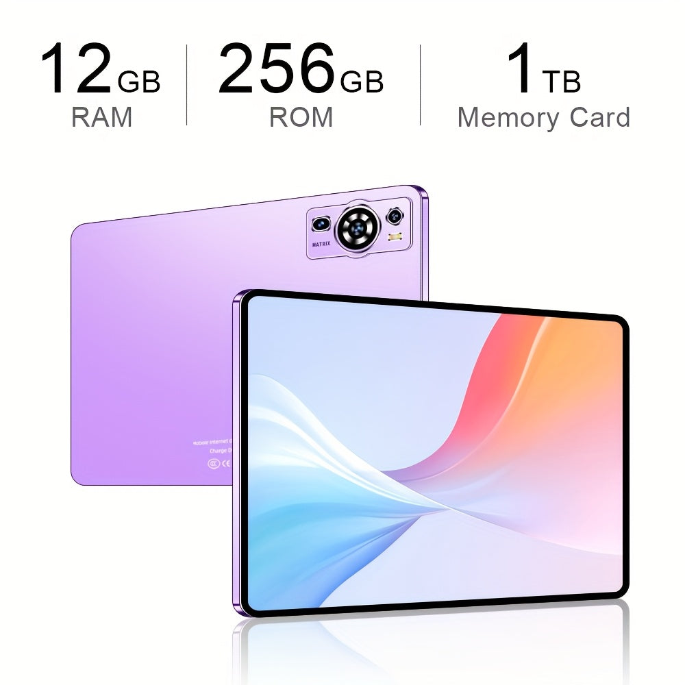 UXD A5 Android 15 Tablet 10.1-inch IPS Display, 12GB RAM, 256GB ROM, 1TB ROM Expansion Support, Supports 4G LTE/ WiFi, Octa-core Processor, 6000mAh Battery, Complete With Keyboard, Mouse, Stylus, Protective Case And Full Suite Of Accessories