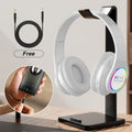 Wireless Noise Cancelling Headphones, Wireless Earbuds with Deep Bass, Lightweight Foldable Headphones with Built-in Microphone, for Work Laptops, Mobile Phones, On-head Gaming Headphones, Compatible with Android/iOS, Father's Day Mother's Day Gift