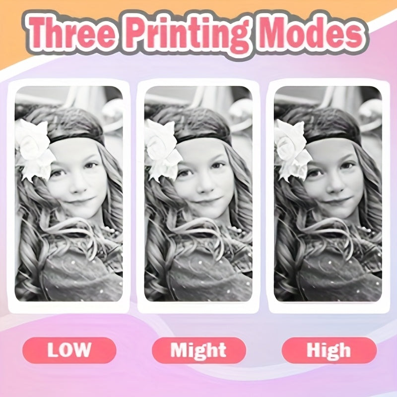 Camera Paper/New Instant Print Digital Camera, 1080P 2.4 Inch Screen Super Cute Instant Camera with 3 Rolls Print Paper And 32GB Card, Digital Camera Kids Gift for Kids 3-12 Years, Perfect Holiday Gift for Girls/Boys, Birthday Gift