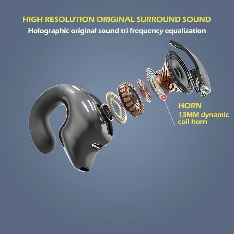 Wireless Noise-Cancelling Headphones, Lightweight And Sensitive Design, USB Type-C Charging, 5-Hour Battery Life, Compatible with Smartphones - Perfect Gift, Hands-Free Calls | Stylish And Portable In-Ear Headphones