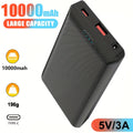 10000mAh Power Bank DC5V 3A Portable Charger External Battery Pack For Heating Vest Jacket Scarf Gloves Electric Heating Equipment