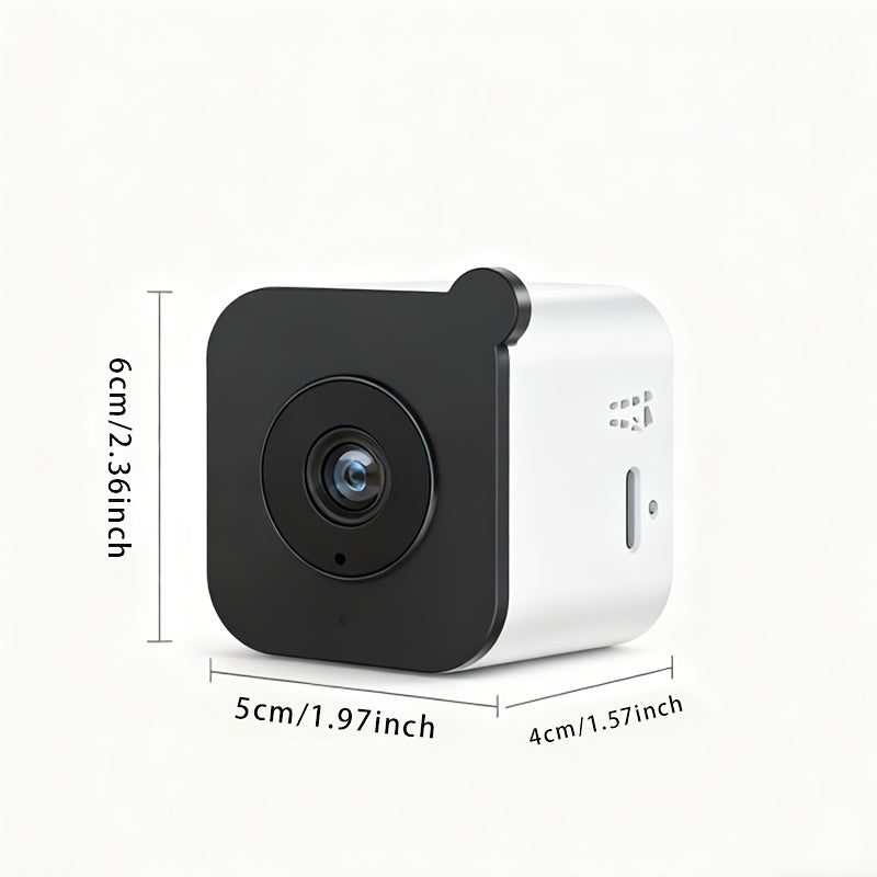 [Smart WiFi Camera] 1pc/2pcs High-Definition 6MP Window Security Camera, Smart Indoor WiFi Camera, Supports 2.4GHz/5GHz Networks, Equipped With AI Full-Color Night Vision, Motion And Human Detection, And Supports 911 Emergency Alerts. Quick And Easy Insta