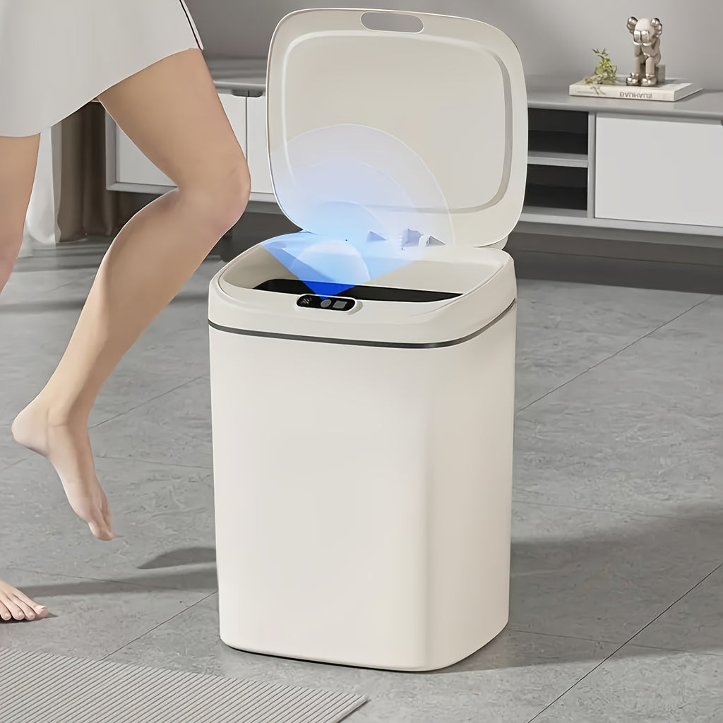 [Smart Sensor Trash Can] 2.91Gal & 4.49Gal Capacity, Smart Sensor Trash Can, Motion-Activated, Silent Close Lid, Battery Operated (AA Batteries Not Included), Perfect for Home, Office, Kitchen, RV, and Holiday Decorations
