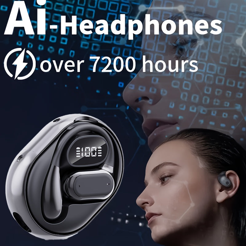 Wireless Translation Headphones with AI Voice Translation, No Latency Music, Real-Time Speech Translation, 156 Language Support, Type-C Charging, Includes Free Lanyard - Ideal for Multilingual Communication