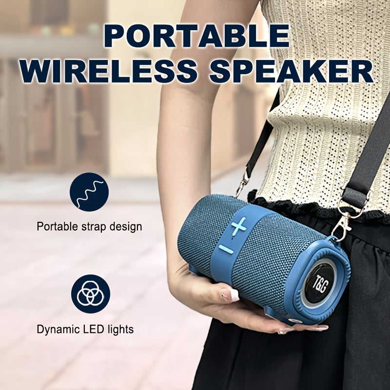 TG667 Is a Compact And Portable Wireless Speaker Designed for Outdoor Use. It Is And Features a Charming Design, Making It a Great Music Player. It Supports USB, TF Cards, And FM Radio, And Can Connect to Mobile Phones, Tablets