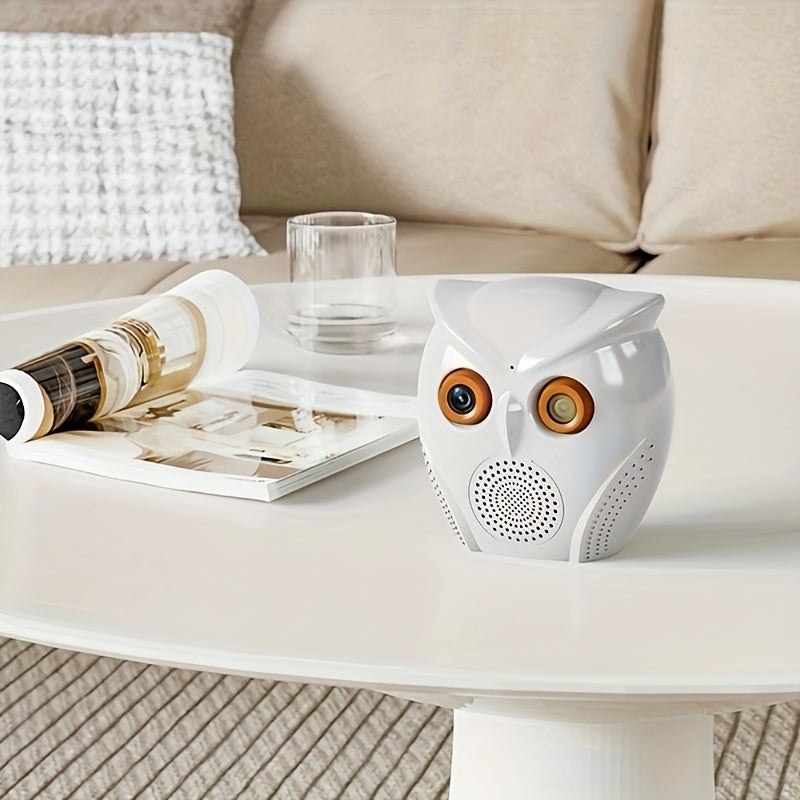 2pcs Owl-Shaped for Home Security Camera HD Surveillance, Smart Human Detection, USB Powered, Wireless Monitoring for Home & Small Stores, Alarm System, for Home Security Solution | Owl Design | Smart Surveillance