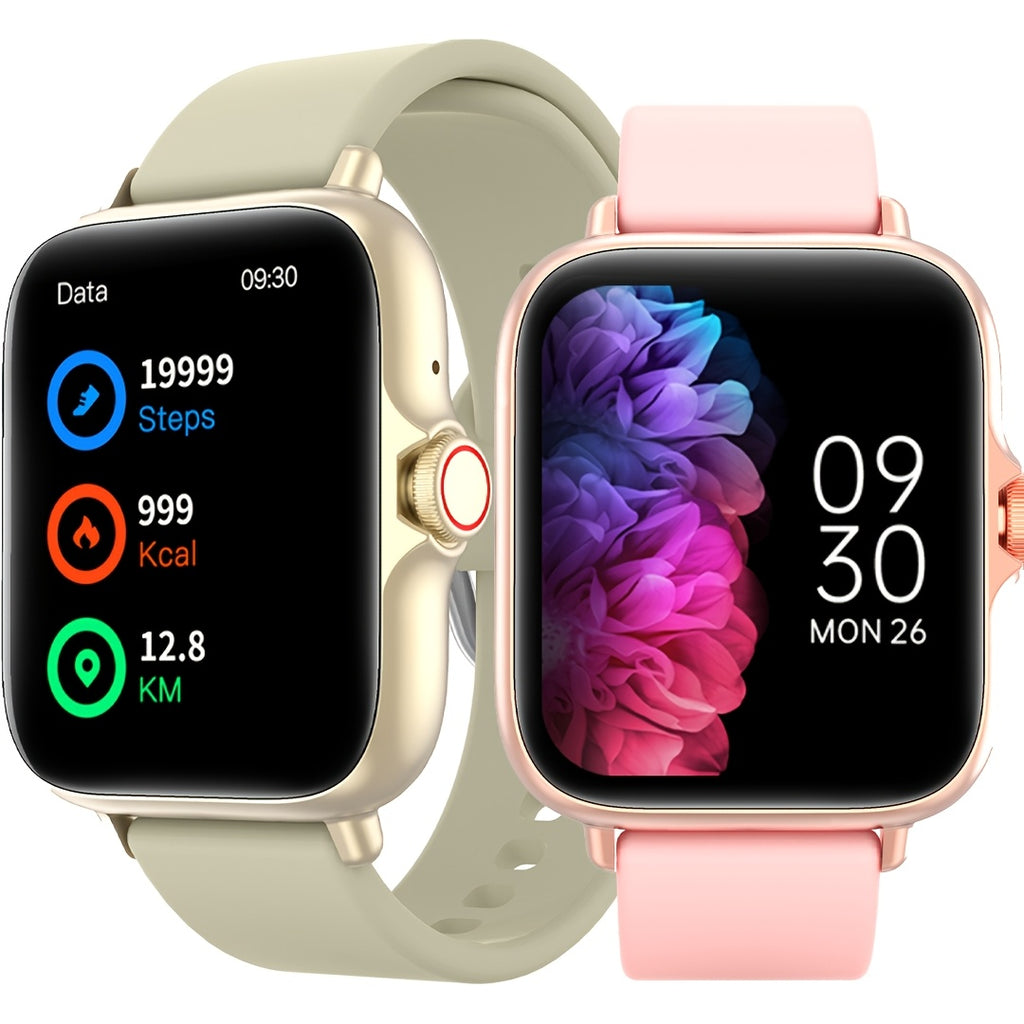 2026 Newly Upgraded Large-Screen Full-Touch Smartwatch | Message Alerts, Wireless Call Reception, Activity Tracker, Health Monitoring, Compatible with iPhone/Android, The Perfect Gift for Birthdays And Holidays
