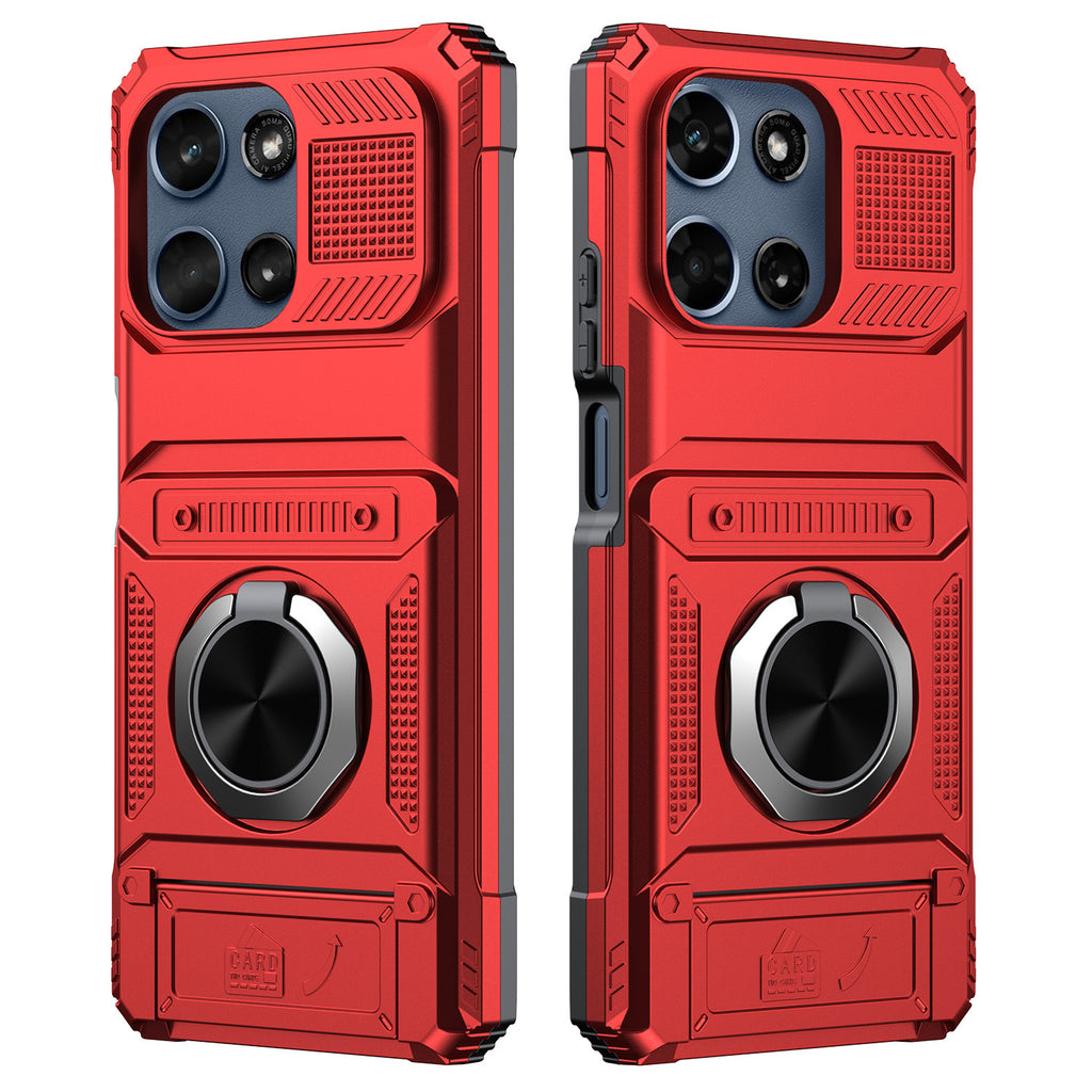 Phone Case Cover with Magnetic Support Metal Kickstand for Moto G 5G 2025/Moto G 5G 2026/Moto G Play 2026 6.7inch