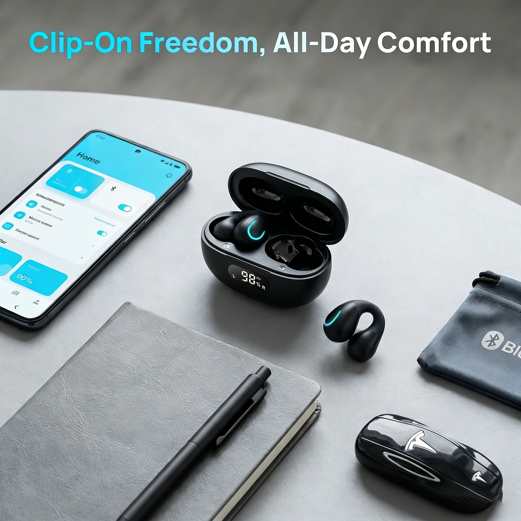 2026 AI Real-time Translation Earphones, Wireless 5.4, AI Language Translation Bluetooth Earbuds, Real-time 3-in-1 Translation Earphones Supporting 156 Languages And Accents, Wireless Earphones, Suitable for IOS And Android Systems, Travel