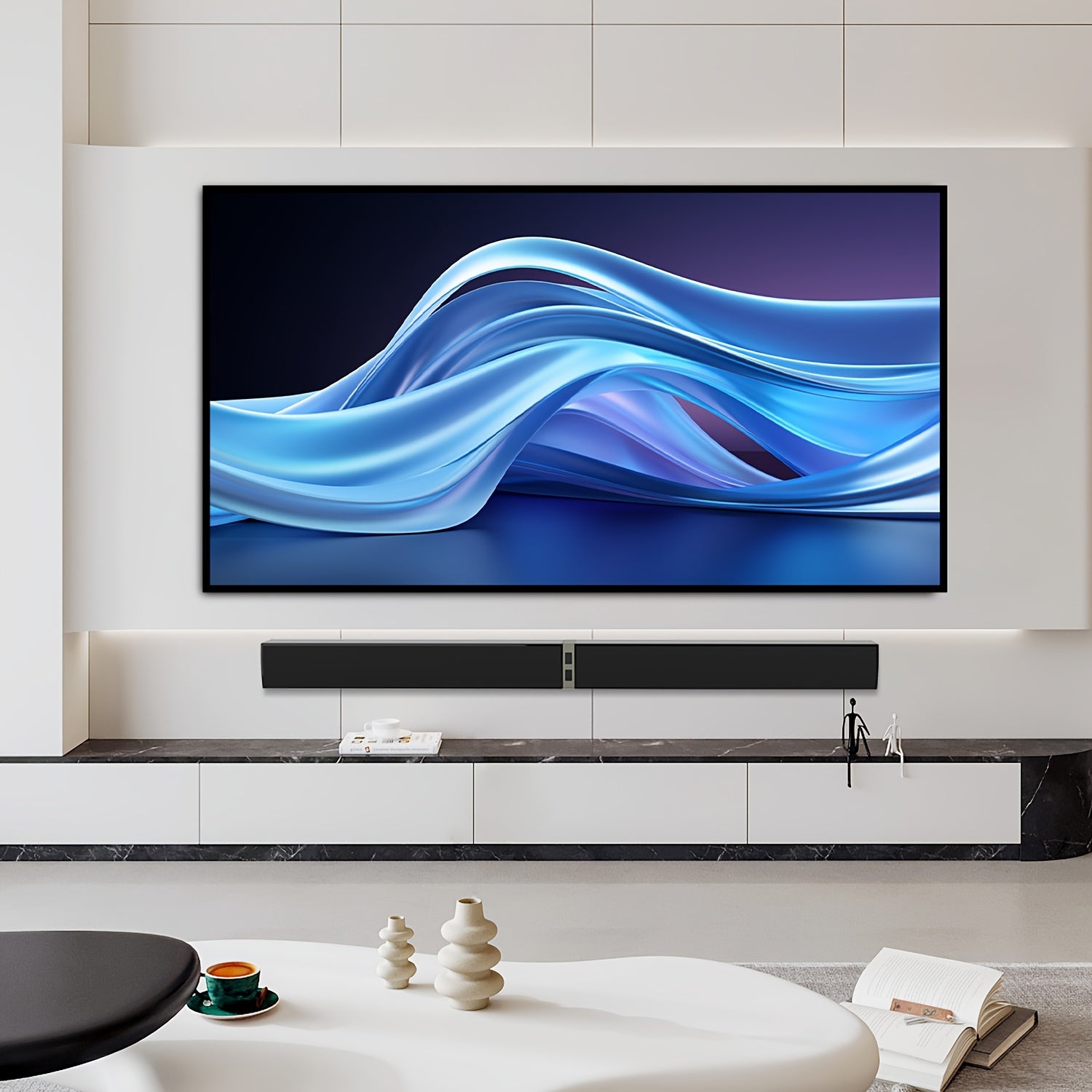 2 IN 1 TV Sound Bar, SoundBar For Smart TV, Wireless Speaker Surround Home Audio, Sound Bars With Subwoofer, ARC/Optical/AUX Connection, With Infrared Remote Control