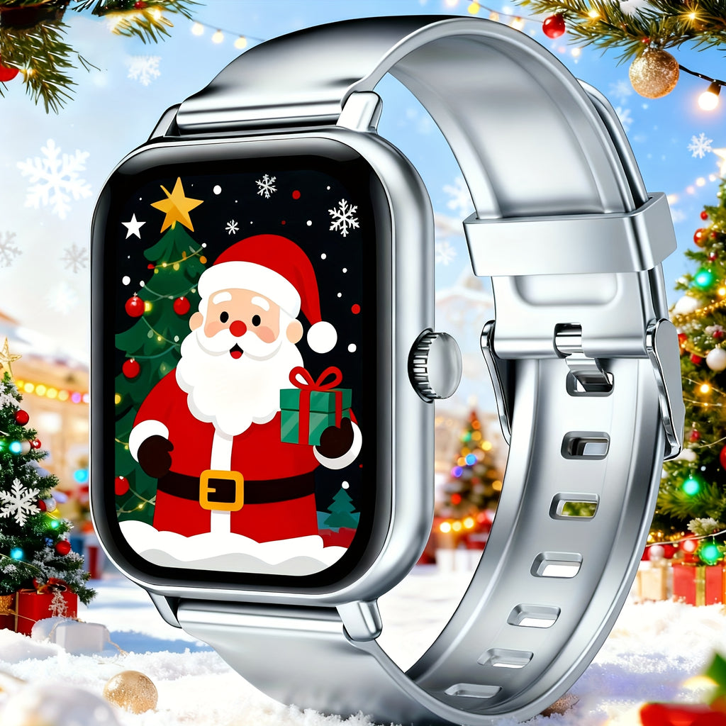 Brand New Large Screen Smart Watch, Compatible With IPhone/Android, HD Voice Call, Message Reminder, Multiple Sports Modes, Unisex, Suitable For Outdoor Sports, Daily Wear, Holiday Gifts, Valentine'S Day Gift