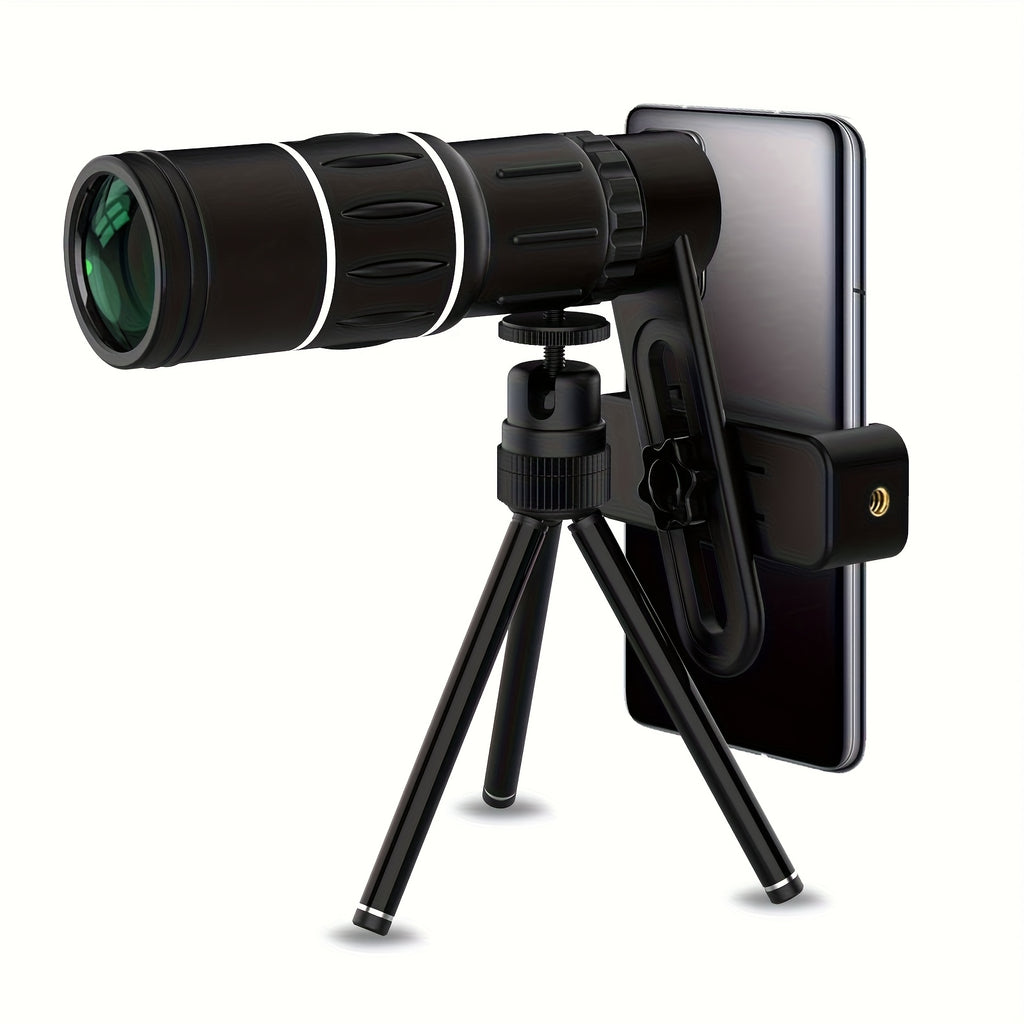 New 10 X 50 Portable High Magnification Monocular Telescope, HD Eyepiece, Manual Focus, Suitable for Adults, Ideal for Outdoor Viewing, Hiking, Camping, Wildlife Observation, And Hunting. "Christmas Stocking Stuffers"