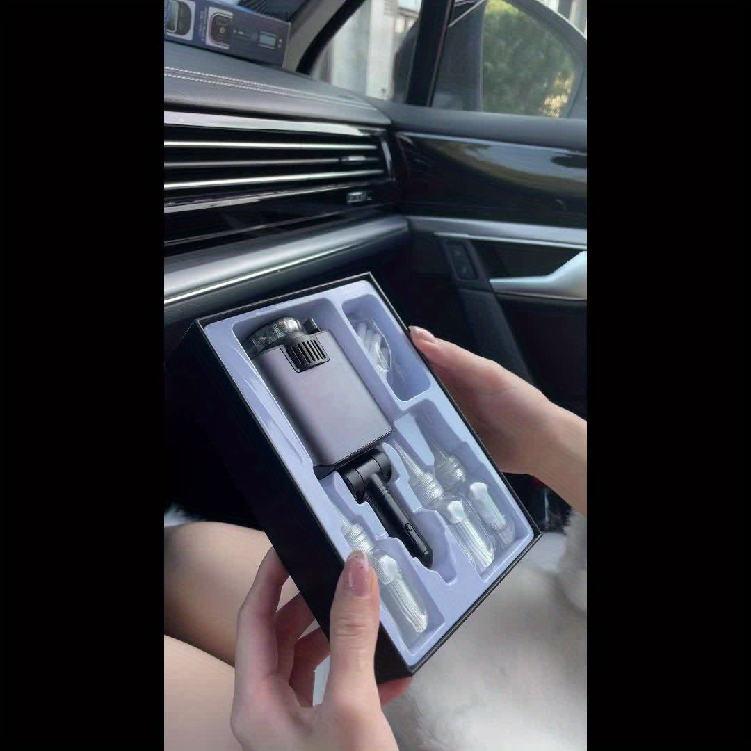 [3-in-1 Fast Charging] New AromaRelax Car Charger, Perfume(1pc/3pcs Sold), 3-in-1 Retractable Car Charger with Starlight Projector, Fast Charging Car Phone Charger with 2.6ft Retractable Cable And USB-C Port, Car Charger Adapter, Compatible with Phone Etc
