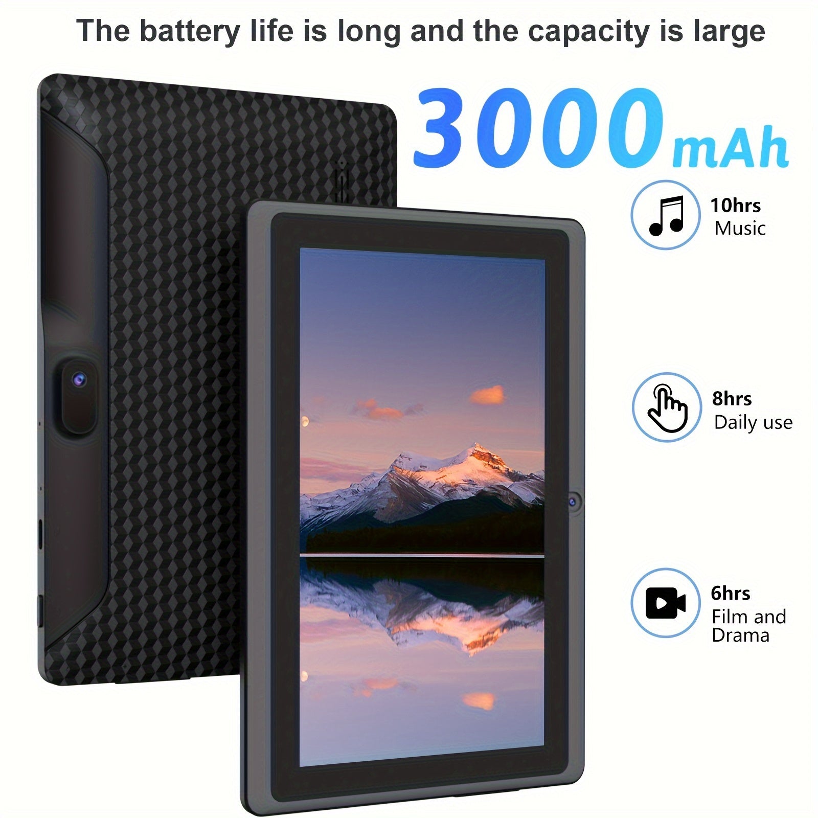 Android Tablet 7 Inch, Android 14.0 Tableta 32GB Storage 512GB SD Expansion Tablets PC, Quad-core Processor 1024x600 IPS HD Touchscreen Dual Camera Tablets, Support 2.4G WiFi