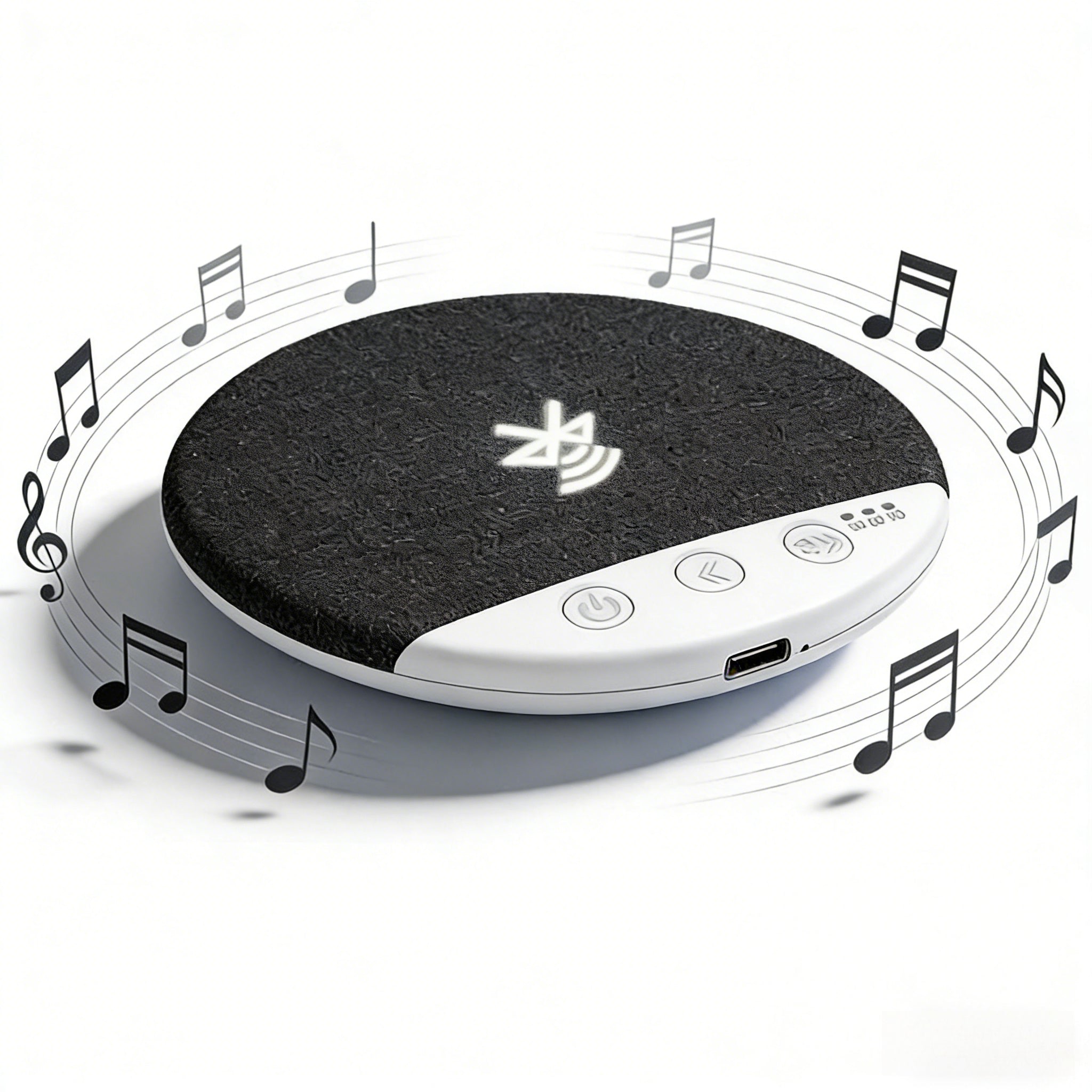 Under Pillow Sleep Speaker with White Noise, Ultra Slim Blue-Tooth 5.4 Pillow Headphones for Side Sleepers with 30/60 Min Sleep Timer, Lightweight Bone Conduction Sound Design for Sleeping (Blue)