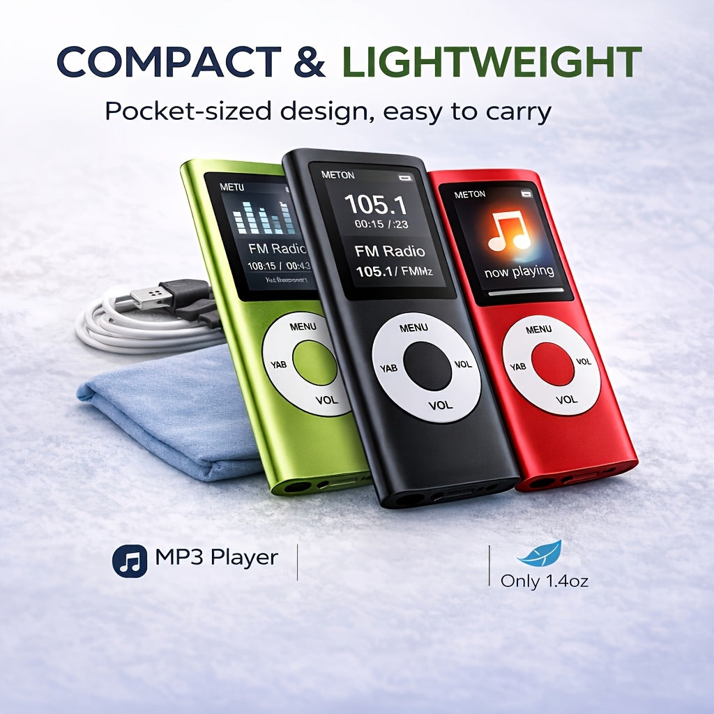 Portable MP3 Music Player with a 1.8-Inch LCD Display