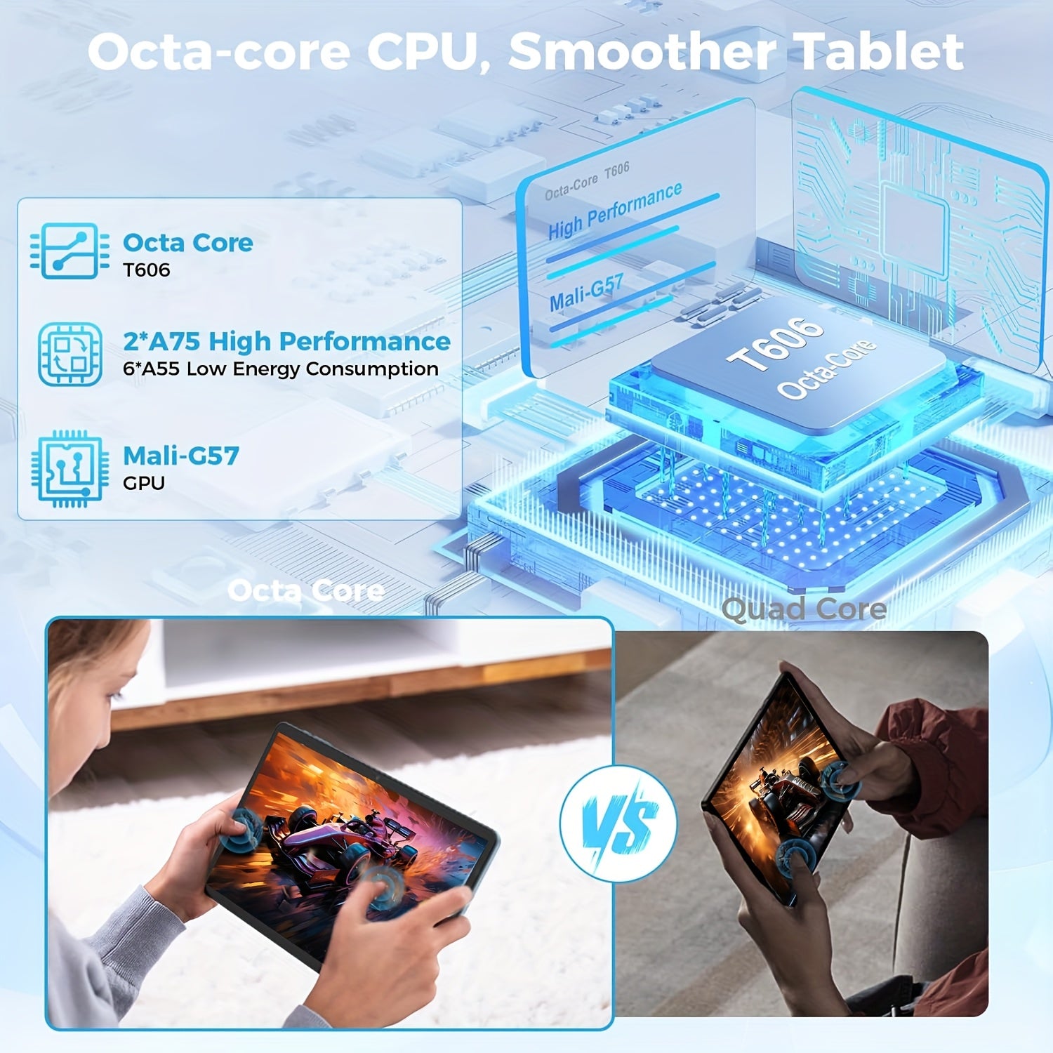 [Latest Android 14 Tablet] 2024 Latest Android 14 Tablet | 10-inch Octa-Core Tablet with 10GB (4+6) RAM, 64GB ROM, 1TB TF Expansion, Case, Powerless Stylus, Keyboard, 5G Dual-Band WIFI, 5MP+8MP Camera