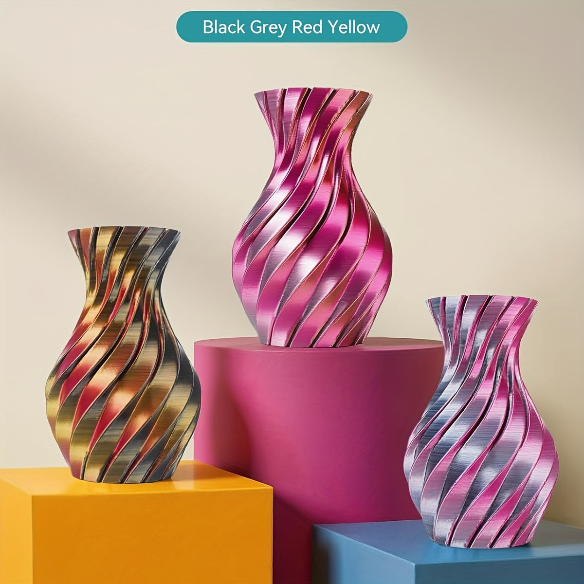 1kg(2.2lbs) SUNLU PLA+ Filament Four Colors Filament 1.75mm, 1kg/4kg Optionals, Y Glossy Multicolor PLA Plus 3D Printer Filament, RedYellowGreenBlack, BlackGreyRedYellow, BluePurpleOrangeYellow, BluePurpleRedGold