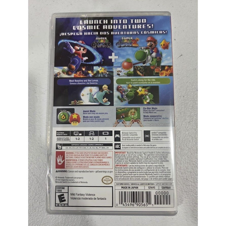 Super Mario Galaxy + Super Mario Galaxy 2 Switch New Game Special [US 2025 Misc]