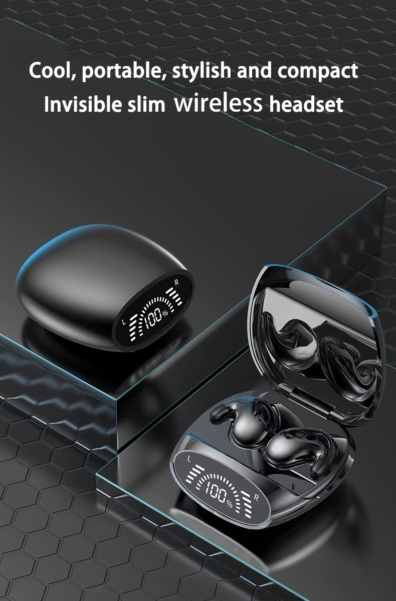 Ultra Thin Wireless Sleep Earbuds, Invisible Earphones, BT5.3 Side Sleeping Special Small Ear Canal Sleep Earphones, Invisible In Ear Mini Earphones, Suitable for Samsung/Android
