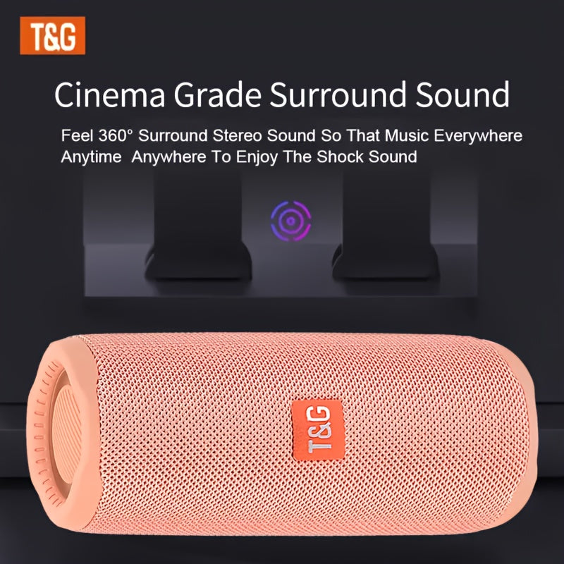 TG365 Wireless Speaker with LED Light | Portable Outdoor Wireless Speaker | Built-In Microphone, TWS Stereo, Supports Audio Cable, Micro SD/TF Card, Hands-Free Calling/Fm/Tf Card/Usb Drive, Enhanced Shock Resistance, Birthday Party Gifts