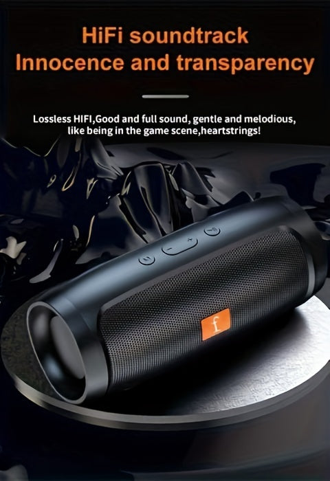 New And Popular Premium Gift, High-quality Bluetooth Speaker, Portable And Stylish Wireless Speaker, with RGB Lights, Subwoofer, Panoramic Surround Sound, Small Stereo, Creative Holiday Gift. Suitable for Christmas/Halloween/daily Gifts/for Both Men