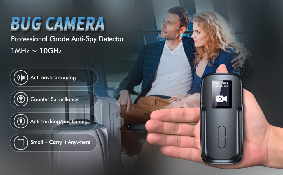 2026 Latest Hidden Camera Detectors With OLED Screen, Anti Spy Detector, Bug Camera Detectors, Car Hidden Detector, Infrared Detector, RF Detector, Anti Eavesdropping, Finder Device, Anti Tracking For Travel, Office, Hotel