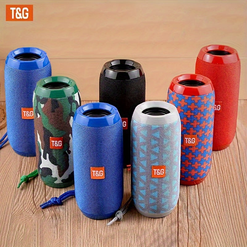 TG117 Portable Wireless Speaker, IPX4, TWS Stereo, Compatible With FM TF USB Insertion Card, Connected To Phone/tablet/TV, Wireless Portable Audio, Electronic Products, Birthday Party Gifts, Thanksgiving, Christmas Gifts