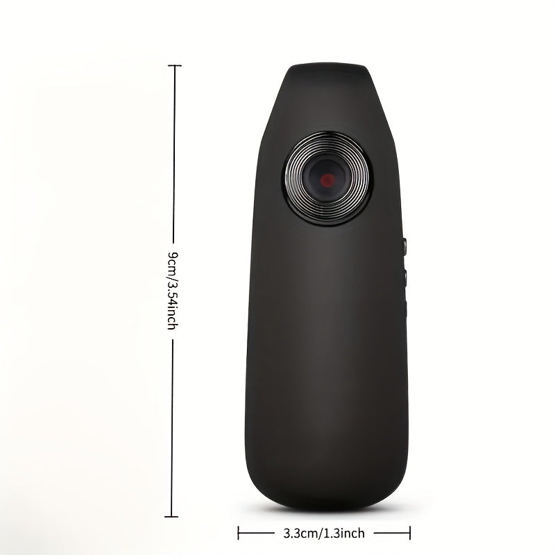 1080P HD Wearable Mini Body Camera, Compatible with Smartphones, Supports Up to 128GB TF Card, Ideal for Security, Biking, Evidence Collection And Adventure Video Recording, Video Monitor-Best Gift for Holidays