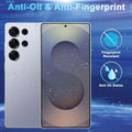2+2 Pack Privacy Screen Protector+Camera Lens Protector for Samsung Galaxy S25 Ultra[Anti-Spy Tempered Glass] [Fingerprint Unlock Support], Anti-Scratch, Easy Install 9H Protective Glass, Secure Screen Cover, Fingerprint Unlock Compatible, Clear Hd Clarit