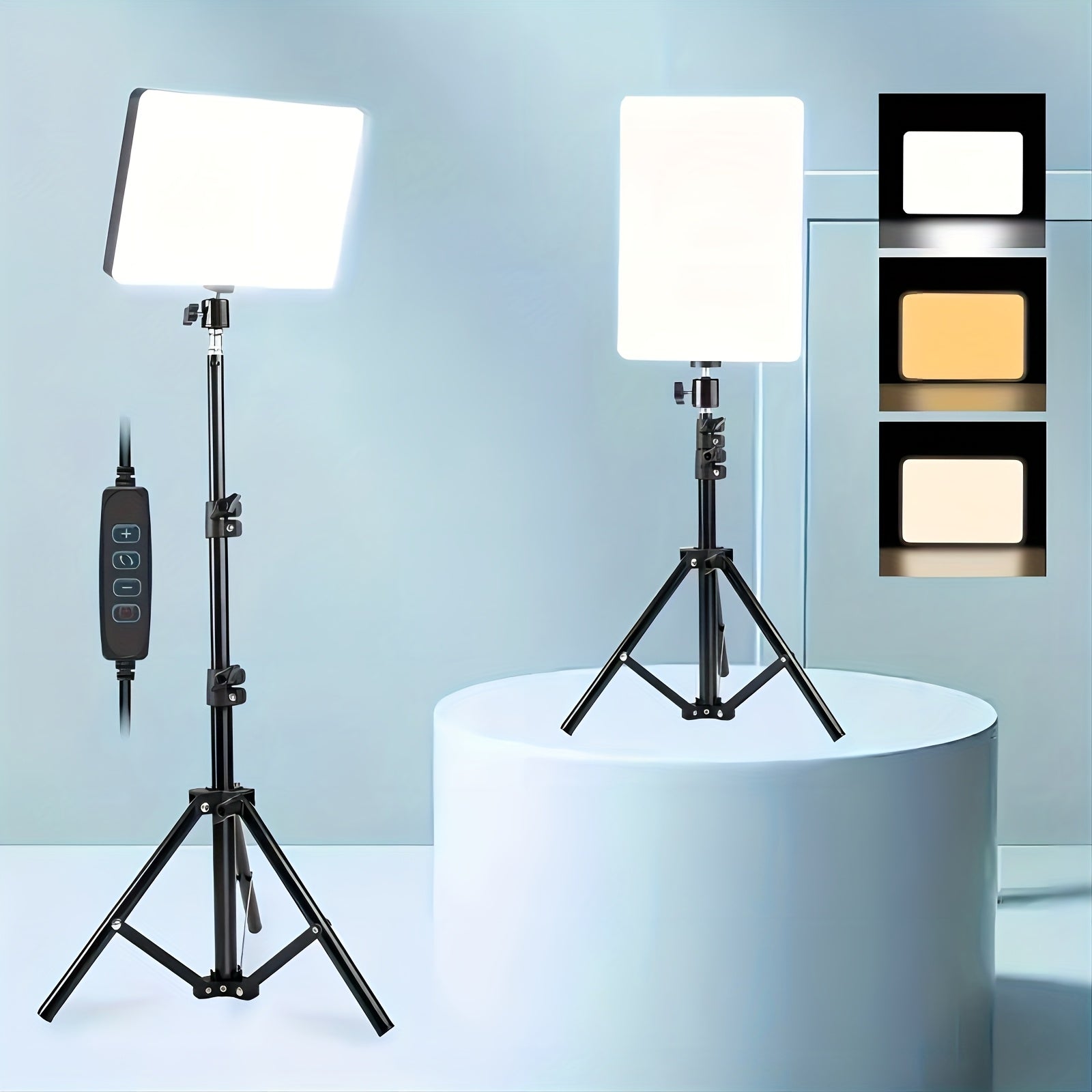 Multifunctional LED Ring Fill Light Video Fill Lamp Light 10Inch, for Vlog/Photo Studio Speedlight Photography/Makeup/Meeting Group/Selfie/Live Streaming