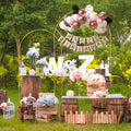 Arch Backdrop Stand, Set Of 2 Metal Arch Stand (7.2FT+6FT), Golden Wedding Arch Frame For Party, Baby Shower, Holiday, Ideal For Balloon Flower