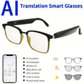 AI Smart Glasses: Smart Glasses That Support Real-time Translation In 160 Languages. These New Multifunctional Audio Glasses Feature Built-in Microphones And Speakers, Delivering High-definition Voice Calls And Hi-Fi Music Quality. They Offer Music