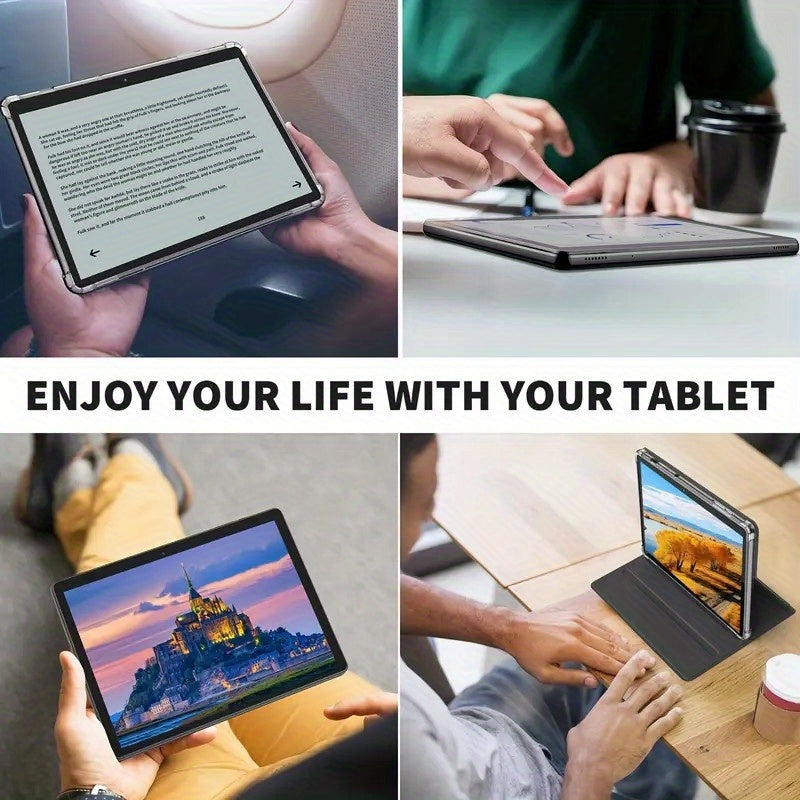 [2in 1 Tablet] Android 15 Tablet Latest Tablets, 10.1 Inch Tablet 8GB RAM 128GB ROM, 8000mAh Battery 2in 1 Tablet with Keyboard, Case, Stylus Without Electricity., Tablet PC, 5G Wifi, 5MP+16MP Dual Camera, 1280 * 800 FHD IPS Screen, Tablet, Pad