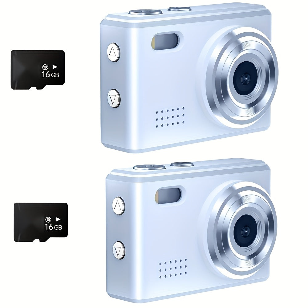 Small Keychain Mini Digital Camera, 16X Zoom Autofocus Shock-proof Point And Shoot Camera With 2.8-inch Screen, Perfect For Travel Vlog, Ideal Birthday Gift For Adults, Friends & Beginners